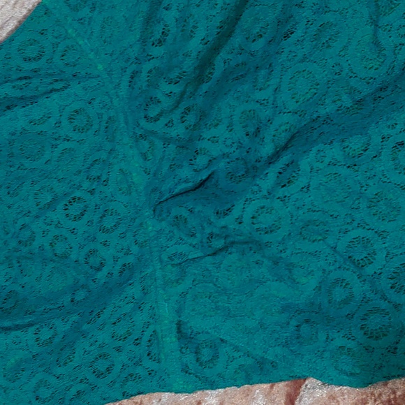 Fossil Green Strapless Dress sz XS - Picture 3 of 5